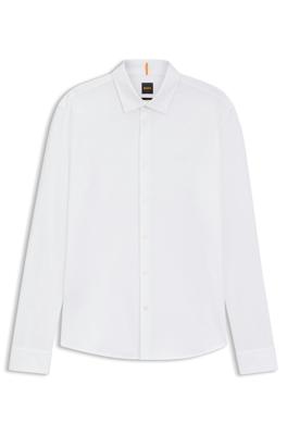 BOSS Overhemd 50519748 Jersey wit