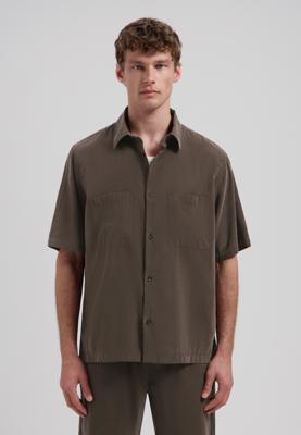 Dstrezzed Samuel Summer Viscose Overhemd 311516 Bruin