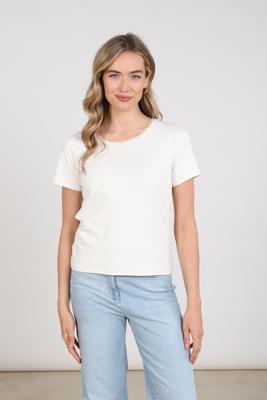 Nukus Top Tirza | White/Gold