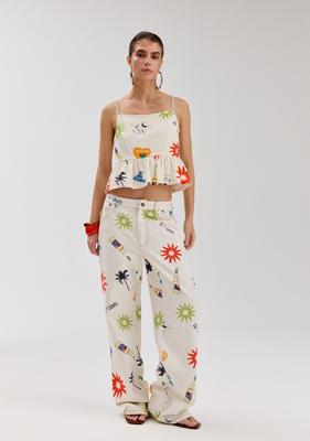 Harper & Yve Broek Yve | Ecru