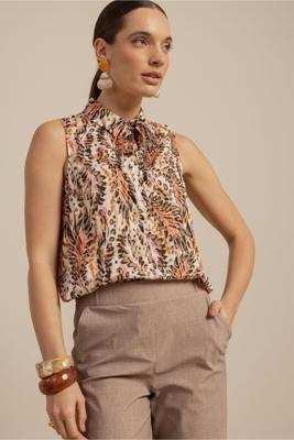 Studio Anneloes Kimmy feather blouse 13866 Multi Color