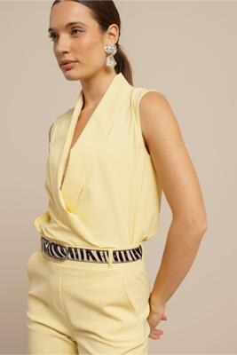 Studio Anneloes Hanne wrap top 13878 Butter Yellow