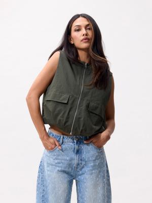Catwalk Junkie, gilet/bodywarmer, groen