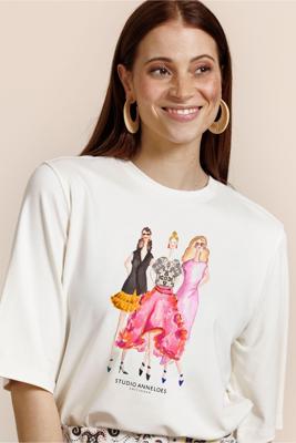 Studio Anneloes Fiore anniversary round neck t-shirt