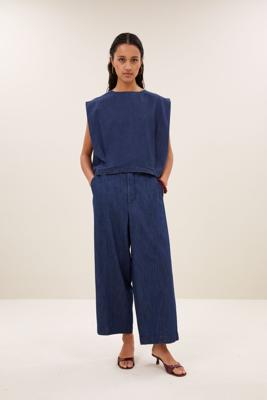 By-Bar, jeans ruim, donker denim
