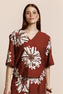 Studio Anneloes Maddi Jane flower top 14070 Rust