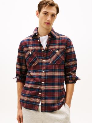 Tommy Hilfiger Overhemd Geruit MW0MW409510QJ Rood