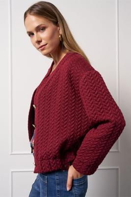 Studio Anneloes Josephine structure jacket 13206 3002 bordeaux