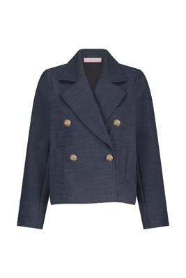 Studio Anneloes Jade bnd denim jacket 13064 6990 Dark blue/black