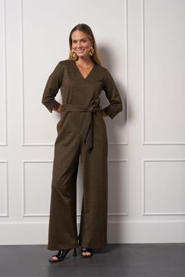 Studio Anneloes Odessi sparkle jumpsuit 13330-0002 Gold