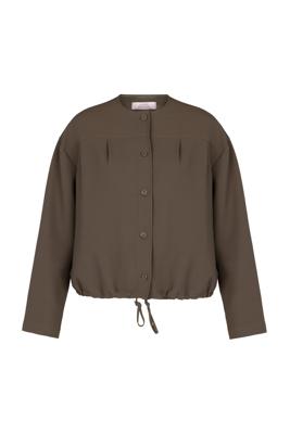 Studio Anneloes Selma waffle jacket 13483 New Army