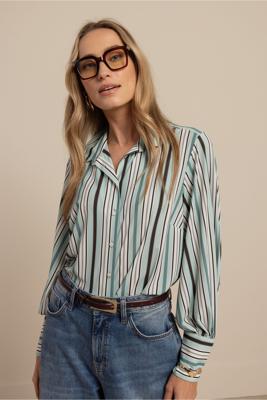 Studio Anneloes Rensje stripe blouse 13568 Multi Color
