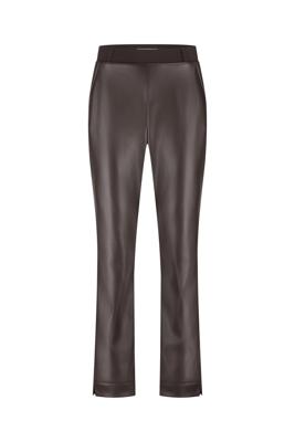 Studio Anneloes Anne faux leather trousers 13280 8700 espresso