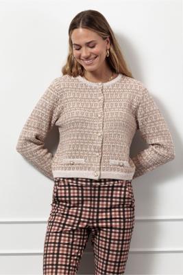 Studio Anneloes Chandra 13308 0002  gold cardigan