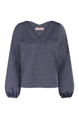 Studio Anneloes Claudina sparkle top 13327-6901 Dark Blue-Silver