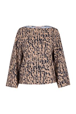 Studio Anneloes Ilja block top 13505 Latte Dark Blue