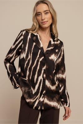 Studio Anneloes Minke animal blazer blouse 13573 Multi Color