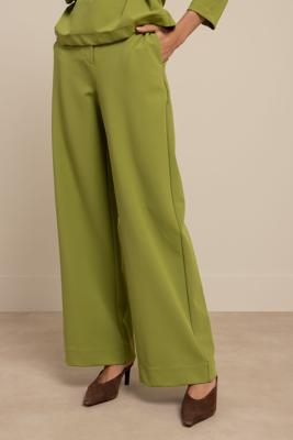 Studio Anneloes Luz twill trousers 13476 Dark Lime