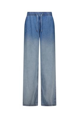 Studio Anneloes Bente dip dye denim trousers 13596 Light Jeans Blue