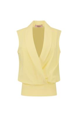 Studio Anneloes Hanne wrap top 13878 Butter Yellow