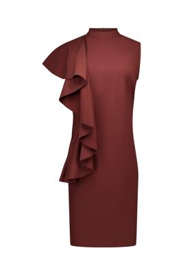Studio Anneloes jurk Faya rood-bruin