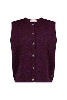 Studio Anneloes Bibi mouwloos vest 14450 Aubergine