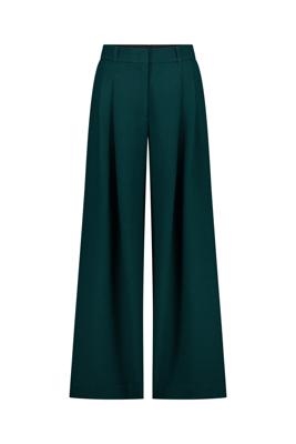 Studio Anneloes Skye waffle trousers 14232 Dark Teal