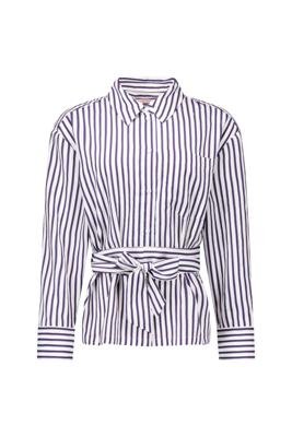 Studio Anneloes Jada poplin stripe blouse