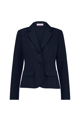 Studio Anneloes Bright bonded blazer  94811 6900 Dark Blue