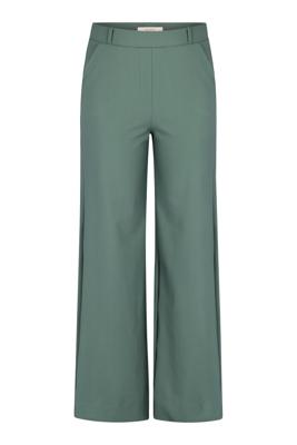 Studio Anneloes Lexie bonded trousers 13543 Dark Sage Green