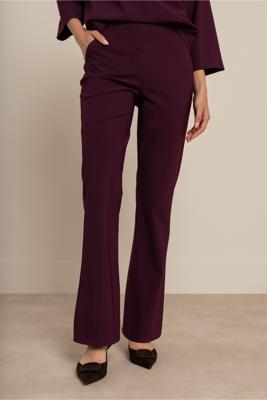 Studio Anneloes Flair bonded trousers 94800 Blackberry