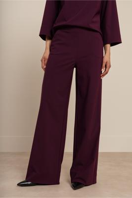 Studio Anneloes Lexie bonded trousers 94801 Blackberry