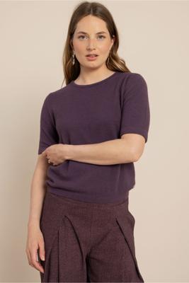 Studio Anneloes Felica pullover 14407 Aubergine