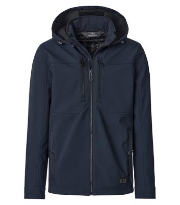 Casamoda Softshell Jas 126410230 Donkerblauw