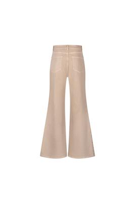 NUKUS Flared Jeans Zand NKF09114