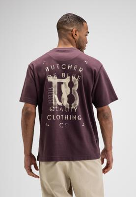 Butcher of Blue Mercer Layer T-Shirt M2622023 Paars