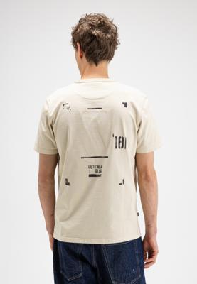 Butcher of Blue Army Brush T-Shirt M2622021 Beige-Grijs