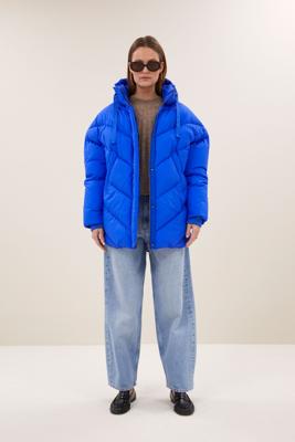 By-Bar, puffed jacket, kobaltblauw