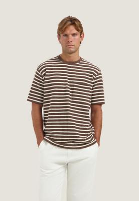 Dstrezzed Louie Stripe T-Shirt 203552 Bruin