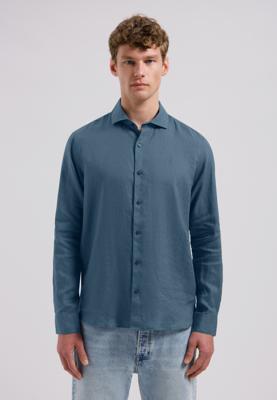 Dstrezzed Jagger Linnen Overhemd 303710 Blue Fusion