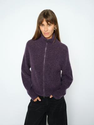 Mos Mosh Thora Vest met rits 182770 Sweet Grape