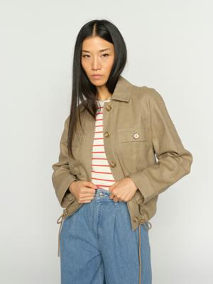 Mos Mosh Ginah Ramie Jacket 177000 Beige