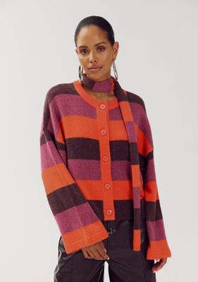 Harper & Yve Vest Indy | Paprika Stripe