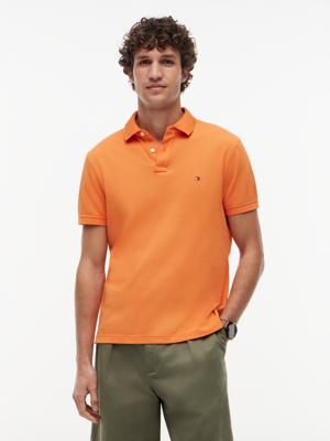 Tommy Hilfiger 1985 regular fit Polo MW0MW17770SD9 Orange Tulip