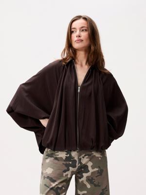 Catwalk Junkie, blouse, donkerbruin