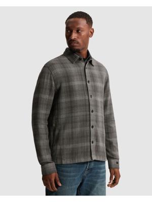 Cast Iron, (over)shirt ruit, grijs