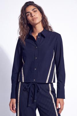 Florèz Ava Blouse CR0735 Navy Blue