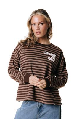 Colourful Rebel Longsleeve Striped Wavy Logo