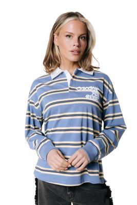 Colourful Rebel Polo Skyler Logo Longsleeve