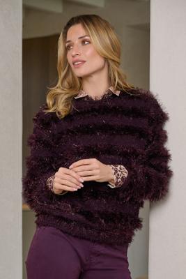 G-maxx Top Amabel 26WZG39 Warm Aubergine